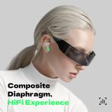  Tai Nghe Bluetooth TWS ROCK Rotating (Bluetooth v5.3, 6H, Hi-Fi Stereo) 