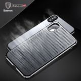  Ốp lưng chống nhiệt Baseus Small Hole Dots Case LV183 cho iPhone X (  Small Hole Case - Luxury Smooth High Quality Hard Plastic) 