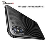  Ốp lưng chống nhiệt Baseus Small Hole Dots Case LV183 cho iPhone X (  Small Hole Case - Luxury Smooth High Quality Hard Plastic) 