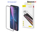  Kính cường 3D chống bụi, chống trầy, siêu bền Baseus Cellular Dust Prevention LV470 cho iPhone X/ XS/ XR/ XS Max (0,3mm, Curved-screen Full Coverage tempered glass ) 