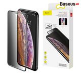  Kính cường 3D chống bụi, chống trầy, siêu bền Baseus Cellular Dust Prevention LV470 cho iPhone X/ XS/ XR/ XS Max (0,3mm, Curved-screen Full Coverage tempered glass ) 