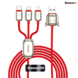  Cáp sạc đa năng bản đặc biệt Baseus Year of the Ox One-for-three Data Cable USB For M+L+C ( 3.5A, 1.2m ) 