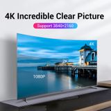  Cáp DisplayPort 1.2 VENTION HACBG 4K (1.5m, DP1.2/144Hz, 21.6Gbps, Support 3D) 