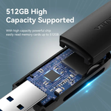  Đầu Đọc Thẻ Nhớ 2-in-1 USB 3.0 to SD+TF VENTION CLG (Max 512GB) 