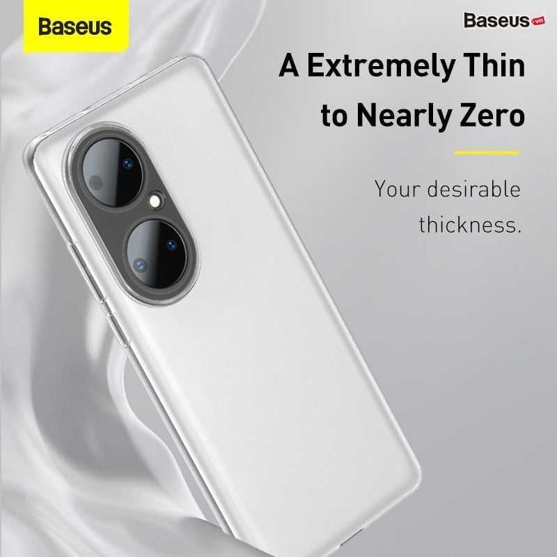  Ốp Lưng Silicone điện thoại Huawei P50/ P50 Pro Baseus Simple Case 