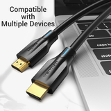  Cáp HDMI 2.1 VENTION AANBG 8K (8K@60Hz, 48Gbps, support 3D, Dynamic HDR, HDCP2.2) 