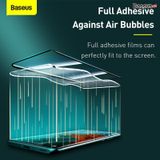  Baseus 0.25mm Full Screen Curved Surface Full Rubber Tempered Glass Film for Mi10/10 Pro/10S (1pcs/pack) 