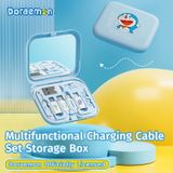  Hộp Đựng Đầu Cáp Sạc Đa Năng ROCK Doraemon Multifunctional Charging Cable Set Storage Box 
