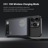  Pin Dự Phòng Không Dây Tích Hợp Nam Châm ROCK Retro 10000mAh 20W (15W Wireless Charging) 