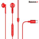  Tai nghe USB Type C Baseus Encok C16cho Smartphone  iPad Pro 2018 ( Stereo Hifi Wired Control In-ear Earphone) 