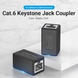  Bộ chia/đầu nối dài cổng mạng LAN VENTION Jack Keystone FTP Cat.6 IPVB0 (RJ45, 100m Stable Transmission) 