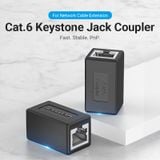  Bộ chia/đầu nối dài cổng mạng LAN VENTION Jack Keystone FTP Cat.6 IPV (RJ45, 100m Stable Transmission) 