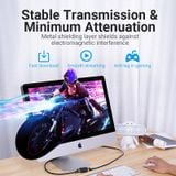  Bộ chia/đầu nối dài cổng mạng LAN VENTION Jack Keystone FTP Cat.6 IPV (RJ45, 100m Stable Transmission) 