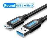  Cáp sạc nhanh USB3.0 to Micro-B VENTION COPBD (Fast Charging & Data, 5Gbps, 0.5m) 