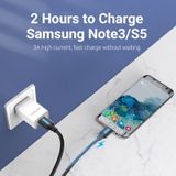  Cáp sạc nhanh USB3.0 to Micro-B VENTION COPBD (Fast Charging & Data, 5Gbps, 0.5m) 