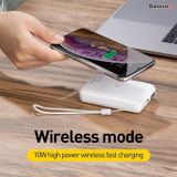  Pin dự phòng tích hợp sạc nhanh không dây Baseus Mini S Bracket Power Bank 10,000mAh (10W Wireless, 18W PD/ Quick Charge 3.0) 