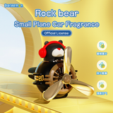  Máy Khuếch Tán Tinh Dầu Gắn Cửa Gió Xe Hơi ROCK Bear Aircraft Air Outlet Aroma Diffuser 