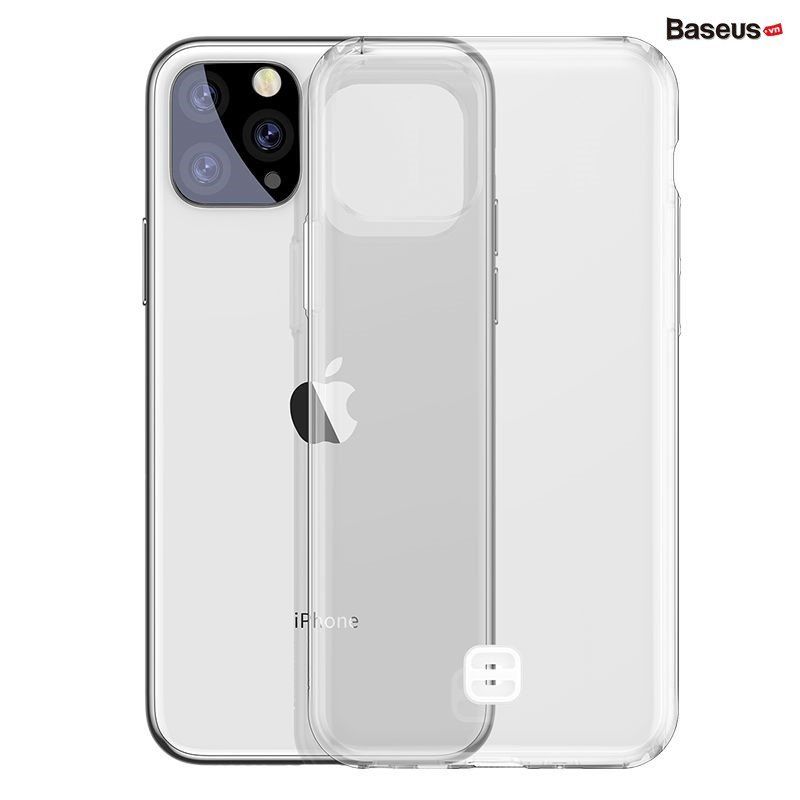  Ốp lưng trong suốt có dây đeo tay chống rớt Baseus Transparent Key Phone Case cho iPhone 11 Series ( TPU Soft Silicone, Dirt-resistant, Prevent Dropping Case) 