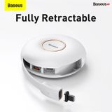  Baseus Zinc Magnetic One-for-three Safe Fast Charging Retractable Data Cable Type-C to M+L+C PD 20W 