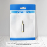  Jack Chuyển Đổi Âm Thanh 2.5mm to 3.5mm VENTION VAB-S02 (Male to Female) 
