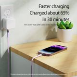  Cáp Sạc Nhanh C to Lightning ROCK Z21 Transparency Series 33W (1.2m) 