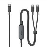  Cáp Sạc Nhanh C to 2C 2-in-1 ANKER A8895 140W (1.2m, 480Mbps, Nylon Braided Cable) 