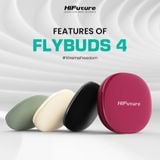  Tai Nghe Bluetooth TWS HiFuture FlyBuds4 (Bluetooth v5.4, ANC, 10H, IPX5, Ultra Bass, 4 Mics ENC) 