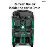  Máy lọc không khí tích hợp phun sương tạo ẩm dùng cho xe hơi Baseus Freshing Breath Car Air Purifier 