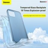  Ốp lưng cường lực nhám viền dẻo chống sốc Baseus Frosted Glass Protective Case dùng cho iPhone 12 Series 