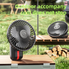  Quạt tích điện du lịch đa năng RTAKO FS06 Outdoor fans & powerbank 4000mAh (7700RPM) 