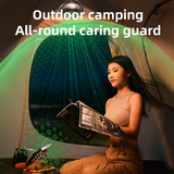  Quạt tích điện du lịch đa năng RTAKO FS06 Outdoor fans & powerbank 4000mAh (7700RPM) 