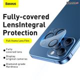  Cường lực chống trầy Camera cho iPhone 12 Series Baseus Full-Frame Lens Film (0.3mm, bộ 2 miếng/hộp) 