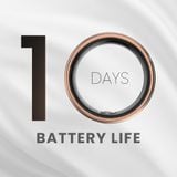  Nhẫn Thông Minh HiFuture Future Ring2 (10 Days Battery Life Daily Use, 100 Meters Waterproof, Fitness Monitoring, Personalized Health Reports, Intelligent Activity Tracking, AI-Enhanced Monitoring, TITANIUM Elegance, Seamless Connectivity) 