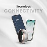  Nhẫn Thông Minh HiFuture Future Ring2 (10 Days Battery Life Daily Use, 100 Meters Waterproof, Fitness Monitoring, Personalized Health Reports, Intelligent Activity Tracking, AI-Enhanced Monitoring, TITANIUM Elegance, Seamless Connectivity) 
