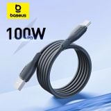  Cáp Sạc Nhanh Baseus Pudding Series USB to Type-C 100W (Fast Charging Data Cable) 