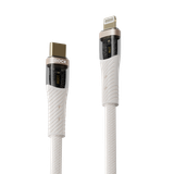  Cáp Sạc Nhanh 2 Đầu ROCK G20 Transparency Series 2-in-1 Fast Charge  Sync Cable 