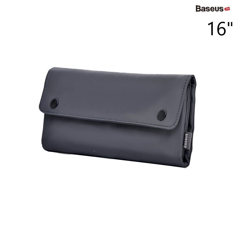  Túi xếp vải dù, chống thấm Baseus Folding Series Laptop Sleeve dùng đựng Macbook/ Tablet/ Samrtphone và Phụ kiện(Waterproof/ Dirt-resistant, Foldable, Digital Device Storage Bag) 