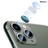  Kính cường lực 5 lớp chống trầy Camera cho iPhone 11 Series Baseus Gem lens ( 0.15mm,  3H Scratch Proof Camera Lens Protector for iP 11/Pro/ Pro Max)) 