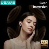  Tai Nghe Bluetooth TWS USAMS Echo E02 (Bluetooth v5.3, 4H, ANC+ENC, Deep Noise Cancellation, Crystal-Clear Sound, AAC Decoding, 360° Pure Audio Soundstage) 