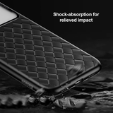  Ốp lưng Silicone - Kính cường lực Baseus Glass Weaving Case cho iPhone XS / XR / XS Max (Tempered Glass + Silicone) 
