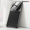  Ốp lưng Silicone - Kính cường lực Baseus Glass Weaving Case cho iPhone XS / XR / XS Max (Tempered Glass + Silicone) 