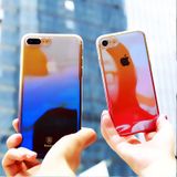  Ốp lưng trong suốt hiệu ứng đổi màu Baseus Glaze Case cho iPhone 7/ iP8 / Plus ( Ultra Thin, Gradient Hard Plastic Case) 