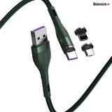  Cáp từ hỗ trợ sạc nhanh Baseus Zinc Magnetic Gen5 Safe Fast Charging Cable (USB to Lightning/ Type C/ Micro , Magnetic, Dustproof, Quick charge and Data Cable) 