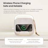  Loa Bluetooth ROCK Starlight 3 in 1 Wireless Charging Desk Lamp Speaker (Bluetooth v5.0) 