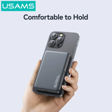  Pin Dự Phòng Không Dây USAMS CD242 10000mAh 20W (Wireless Charging 15W) 