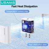  Combo Củ Sạc Nhanh USAMS CC228 20W (Kèm Cáp SJ712 30W C To Lightning 1m) 