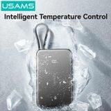  Pin Dự Phòng USAMS CD227 5000mAh 20W (Siêu Mỏng, Digital Display, Kèm Cáp Type-C, Từ tính) 