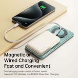  Pin Sạc Dự Phòng Không Dây Tích Hợp Nam Châm ROCK P20 SE 10000mAh 20W (with Stand, 15W Wireless Charging) 