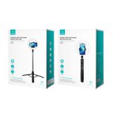  Gậy chụp hình tích hợp Tripod và Đèn USAMS ZB241 Portable Live Show LED Ring Light Selfie Stick With Tripod (Max Height: 1.68m) 