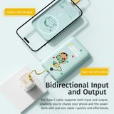  Pin Dự Phòng ROCK Crayon Shinchan TieTie with Type-C Built-in Cable 10000mAh 20W 